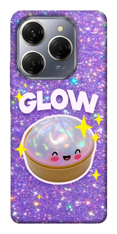 Чохол itsPrint Purple sparkle dumpling для TECNO Spark 20 Pro, дитячі, купити оптом з доставкою