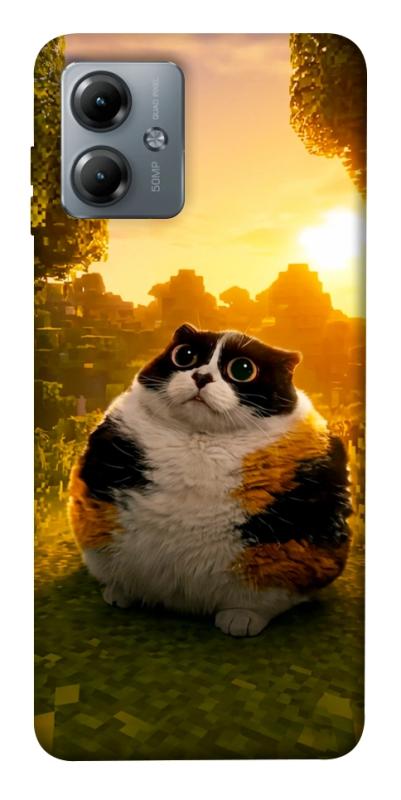 Чохол itsPrint Котость для Motorola Moto G14, меми, купити оптом з доставкою