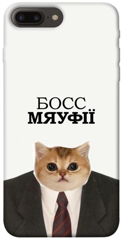 Чохол itsPrint Cat boos для Apple iPhone 7 plus / 8 plus (5.5"), меми, купити оптом з доставкою