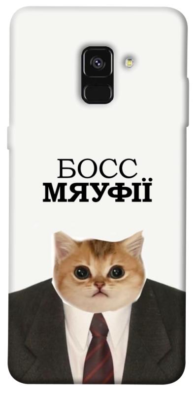 Чохол itsPrint Cat boos для Samsung A530 Galaxy A8 (2018), меми, купити оптом з доставкою