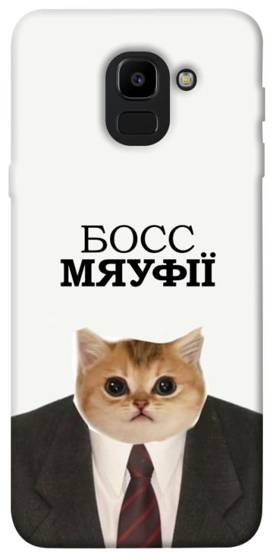 Чохол itsPrint Cat boos для Samsung J600F Galaxy J6 (2018), меми, купити оптом з доставкою