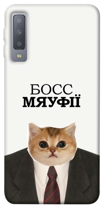 Чохол itsPrint Cat boos для Samsung A750 Galaxy A7 (2018), меми, купити оптом з доставкою