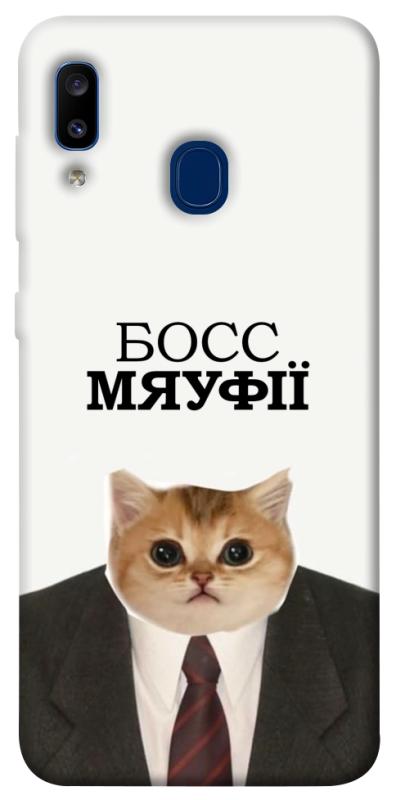 Чохол itsPrint Cat boos для Samsung Galaxy A20 / A30, меми, купити оптом з доставкою