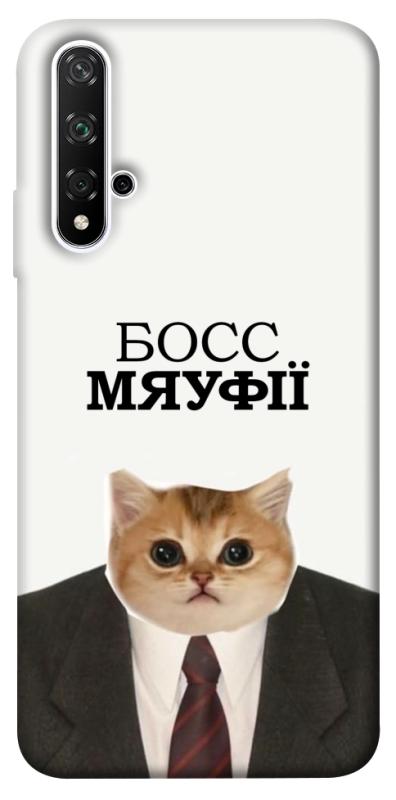 Чохол itsPrint Cat boos для Huawei Honor 20 / Nova 5T, меми, купити оптом з доставкою