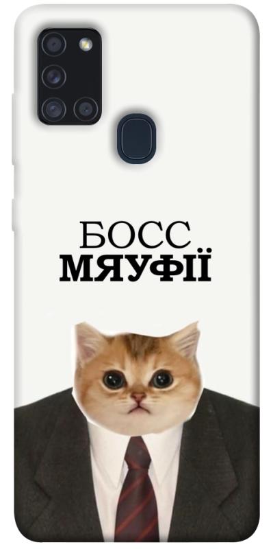 Чохол itsPrint Cat boos для Samsung Galaxy A21s, меми, купити оптом з доставкою