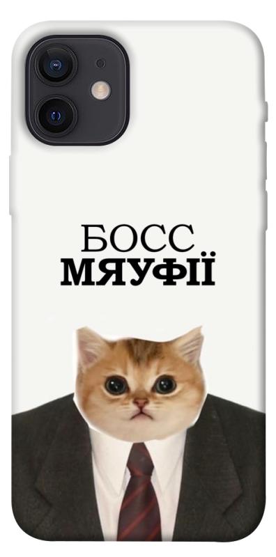 Чохол itsPrint Cat boos для Apple iPhone 12 Pro (6.1"), меми, купити оптом з доставкою