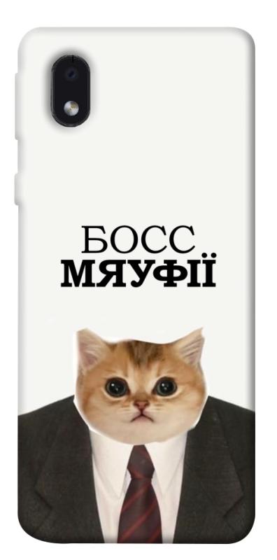Чохол itsPrint Cat boos для Samsung Galaxy M01 Core / A01 Core, меми, купити оптом з доставкою