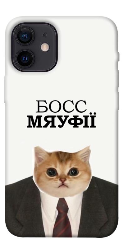 Чохол itsPrint Cat boos для Apple iPhone 12 mini (5.4"), меми, купити оптом з доставкою