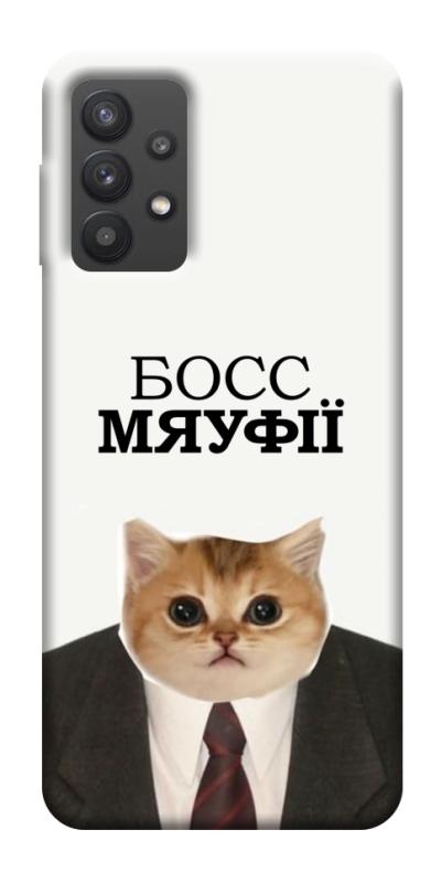 Чохол itsPrint Cat boos для Samsung Galaxy A32 (A326B) 5G, меми, купити оптом з доставкою