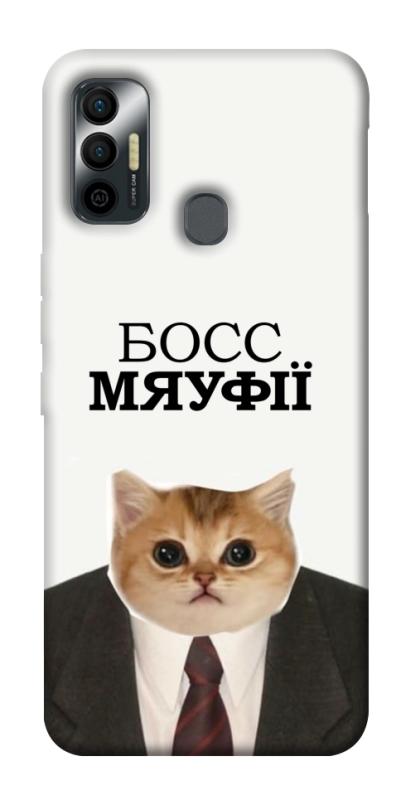 Чохол itsPrint Cat boos для TECNO Spark 7, меми, купити оптом з доставкою