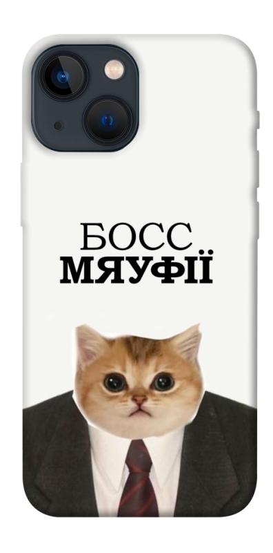 Чохол itsPrint Cat boos для Apple iPhone 13 mini (5.4"), меми, купити оптом з доставкою