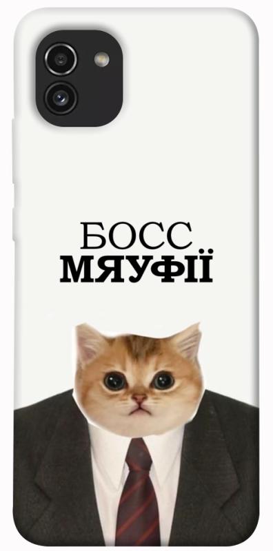 Чохол itsPrint Cat boos для Samsung Galaxy A03, меми, купити оптом з доставкою