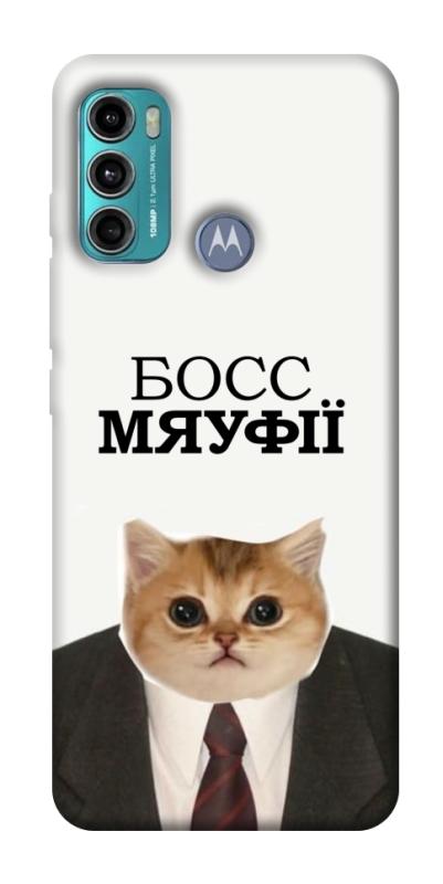 Чохол itsPrint Cat boos для Motorola Moto G60, меми, купити оптом з доставкою