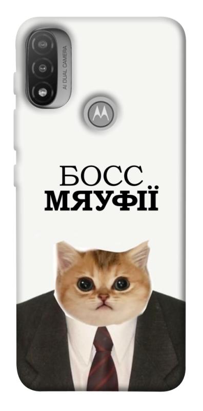 Чохол itsPrint Cat boos для Motorola Moto E20, меми, купити оптом з доставкою