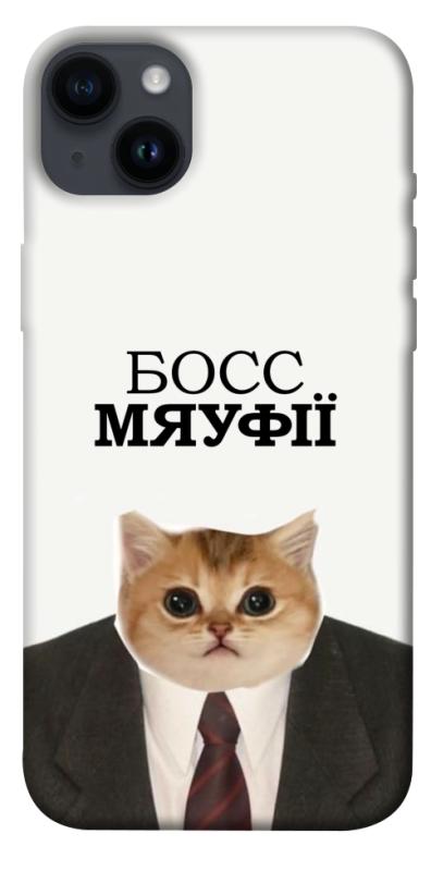 Чохол itsPrint Cat boos для Apple iPhone 14 Plus (6.7"), меми, купити оптом з доставкою