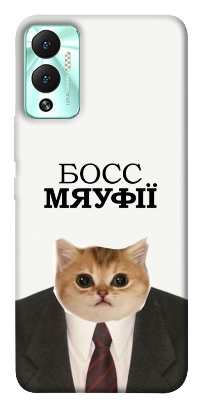 Чохол itsPrint Cat boos для Infinix Hot 12 Play, меми, купити оптом з доставкою