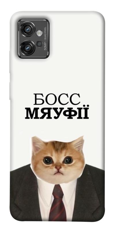 Чохол itsPrint Cat boos для Motorola Moto G32, меми, купити оптом з доставкою