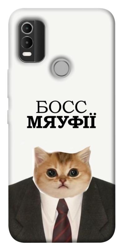 Чохол itsPrint Cat boos для Nokia C21 Plus, меми, купити оптом з доставкою