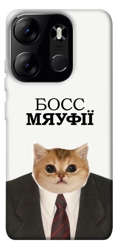 Чохол itsPrint Cat boos для Tecno Spark Go 2023, меми, купити оптом з доставкою