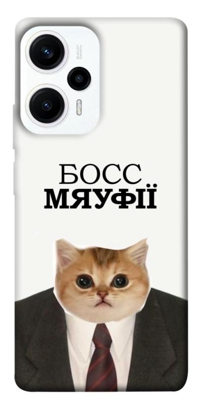 Чохол itsPrint Cat boos для Xiaomi Poco F5 / Note 12 Turbo, меми, купити оптом з доставкою