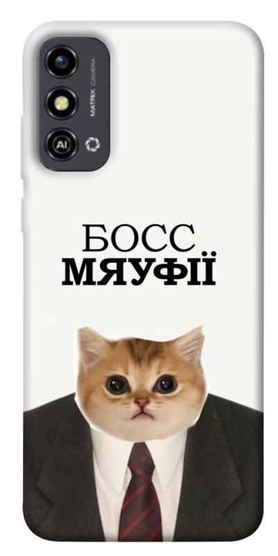 Чохол itsPrint Cat boos для ZTE Blade A53, меми, купити оптом з доставкою