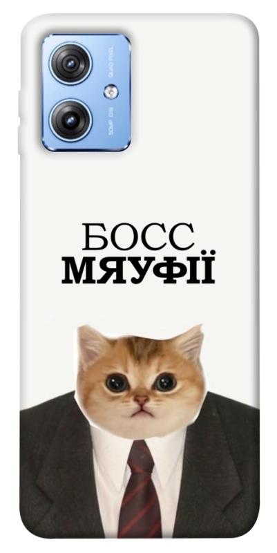 Чохол itsPrint Cat boos для Motorola Moto G84, меми, купити оптом з доставкою