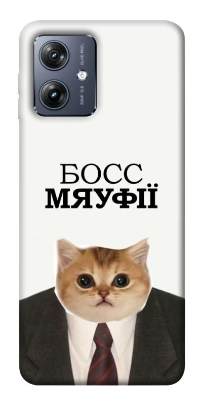 Чохол itsPrint Cat boos для Motorola Moto G54, меми, купити оптом з доставкою