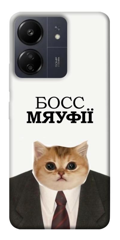 Чохол itsPrint Cat boos для Xiaomi Redmi 13C, меми, купити оптом з доставкою