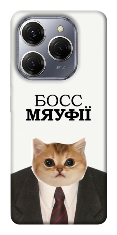 Чохол itsPrint Cat boos для TECNO Spark 20 Pro, меми, купити оптом з доставкою