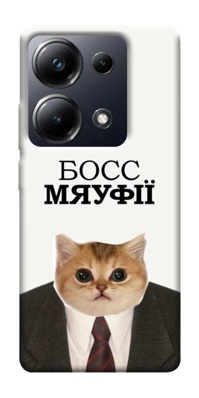 Чохол itsPrint Cat boos для Xiaomi Redmi 13 4G / Poco M6 4G, меми, купити оптом з доставкою