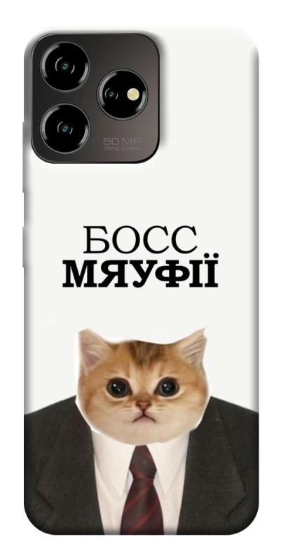 Чохол itsPrint Cat boos для ZTE Blade V50 Desing 4G, меми, купити оптом з доставкою