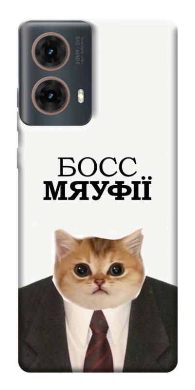 Чохол itsPrint Cat boos для Motorola Moto G85, меми, купити оптом з доставкою