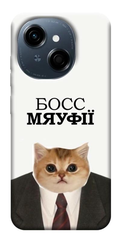 Чохол itsPrint Cat boos для TECNO Spark Go 1, меми, купити оптом з доставкою