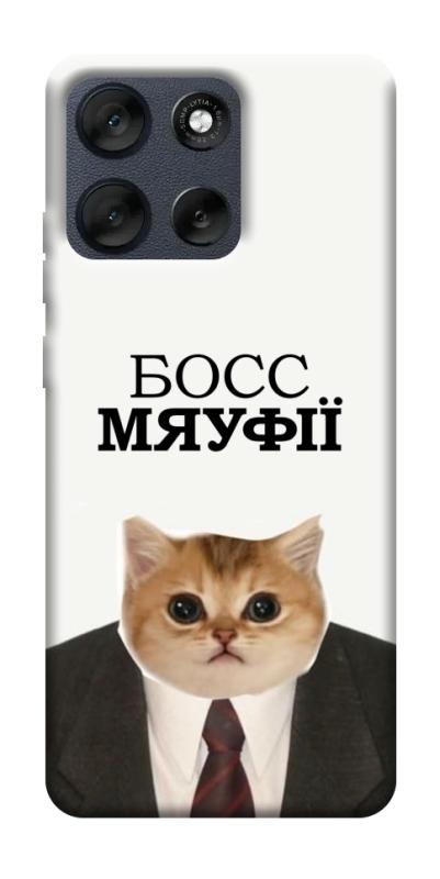 Чохол itsPrint Cat boos для Motorola Moto G56 5G, меми, купити оптом з доставкою