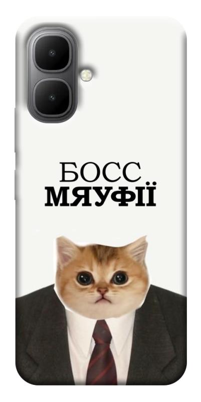 Чохол itsPrint Cat boos для Infinix Smart 10, меми, купити оптом з доставкою