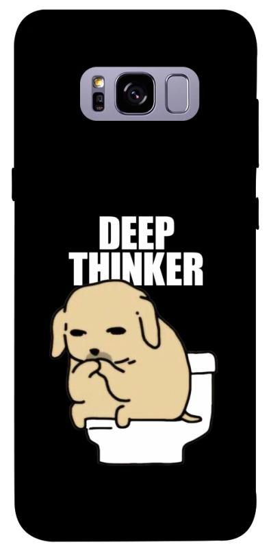 Чохол itsPrint Deep thinker для Samsung G955 Galaxy S8 Plus, меми, купити оптом з доставкою