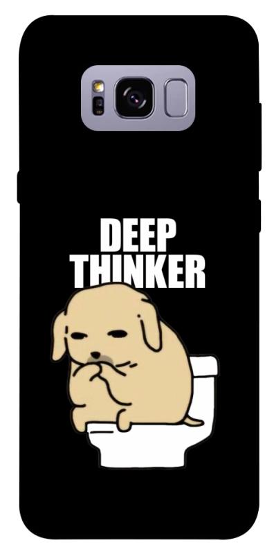 Чохол itsPrint Deep thinker для Samsung G955 Galaxy S8 Plus, меми, купити оптом з доставкою