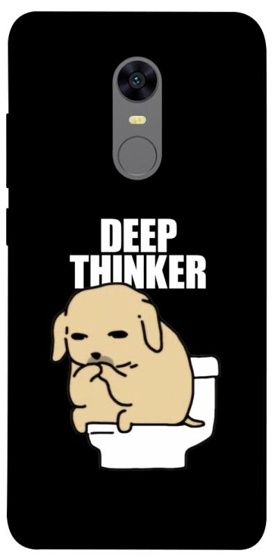 Чохол itsPrint Deep thinker для Xiaomi Redmi 5 Plus / Redmi Note 5 (Single Camera), меми, купити оптом з доставкою