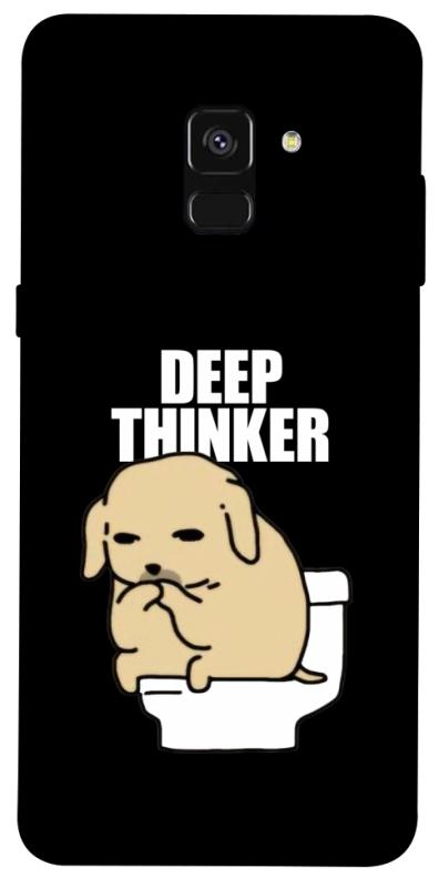 Чохол itsPrint Deep thinker для Samsung A530 Galaxy A8 (2018), меми, купити оптом з доставкою