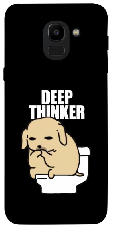 Чохол itsPrint Deep thinker для Samsung J600F Galaxy J6 (2018), меми, купити оптом з доставкою