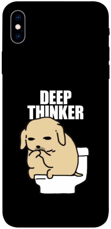 Чохол itsPrint Deep thinker для Apple iPhone XS Max (6.5"), меми, купити оптом з доставкою