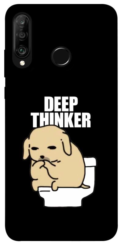 Чохол itsPrint Deep thinker для Huawei P30 lite, меми, купити оптом з доставкою