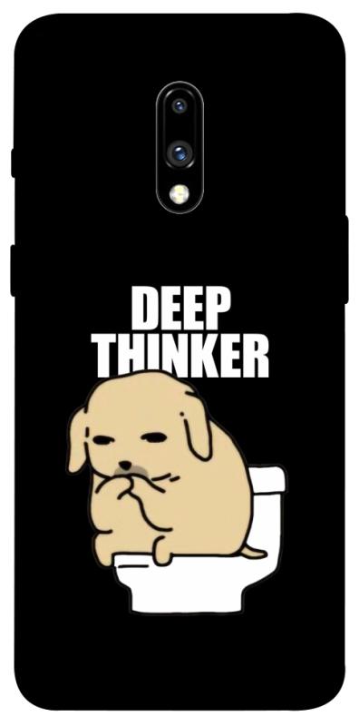 Чохол itsPrint Deep thinker для OnePlus 7, меми, купити оптом з доставкою