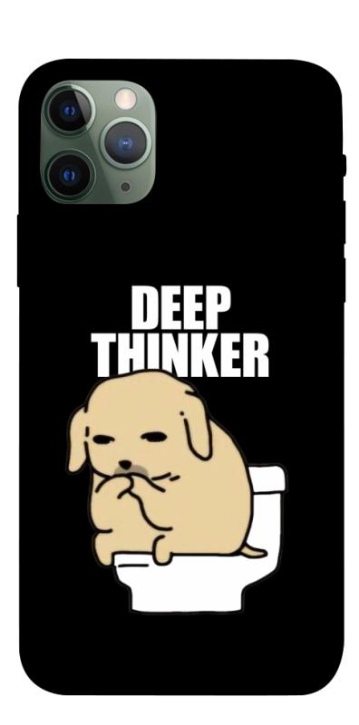 Чохол itsPrint Deep thinker для Apple iPhone 11 Pro (5.8"), меми, купити оптом з доставкою