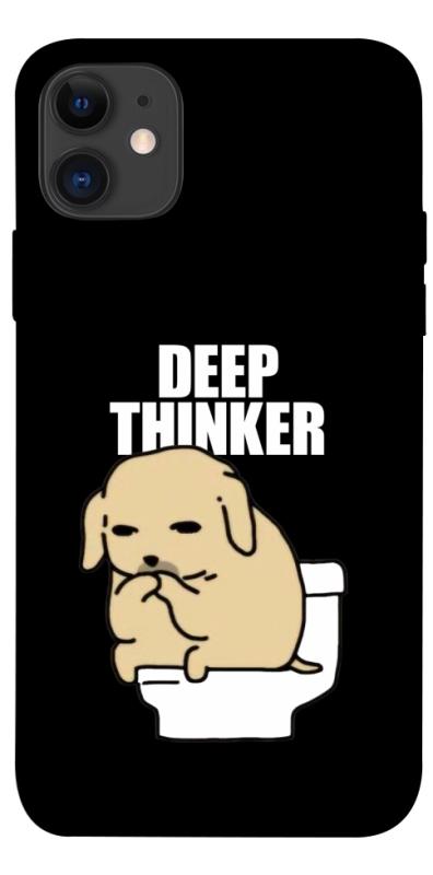 Чохол itsPrint Deep thinker для Apple iPhone 11 (6.1"), меми, купити оптом з доставкою