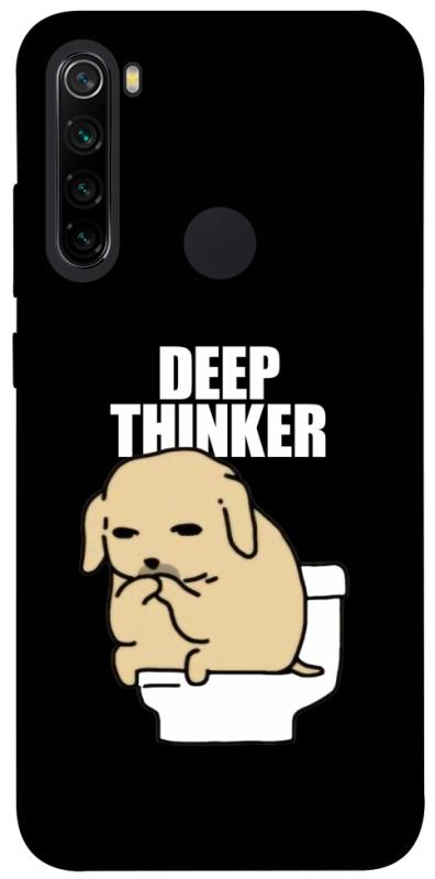 Чохол itsPrint Deep thinker для Xiaomi Redmi Note 8, меми, купити оптом з доставкою