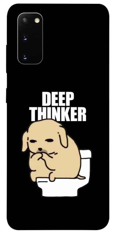 Чохол itsPrint Deep thinker для Samsung Galaxy S20, меми, купити оптом з доставкою