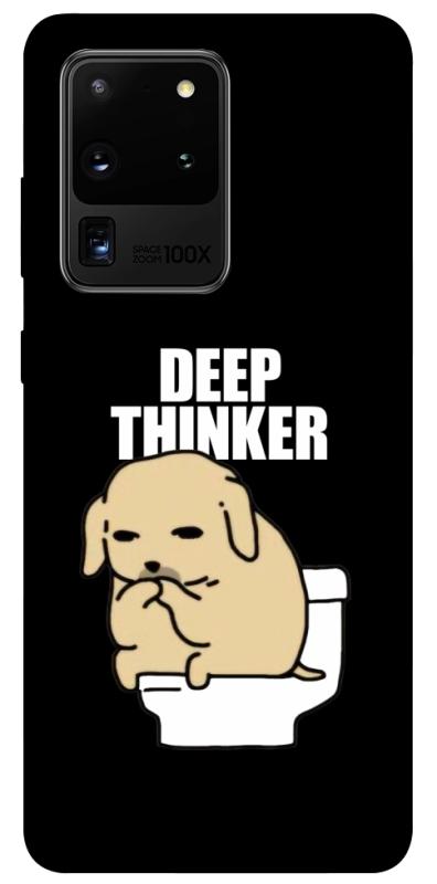 Чохол itsPrint Deep thinker для Samsung Galaxy S20 Ultra, меми, купити оптом з доставкою