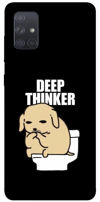 Чохол itsPrint Deep thinker для Samsung Galaxy A71, меми, купити оптом з доставкою