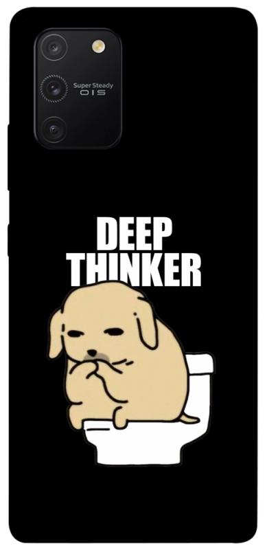 Чохол itsPrint Deep thinker для Samsung Galaxy S10 Lite, меми, купити оптом з доставкою